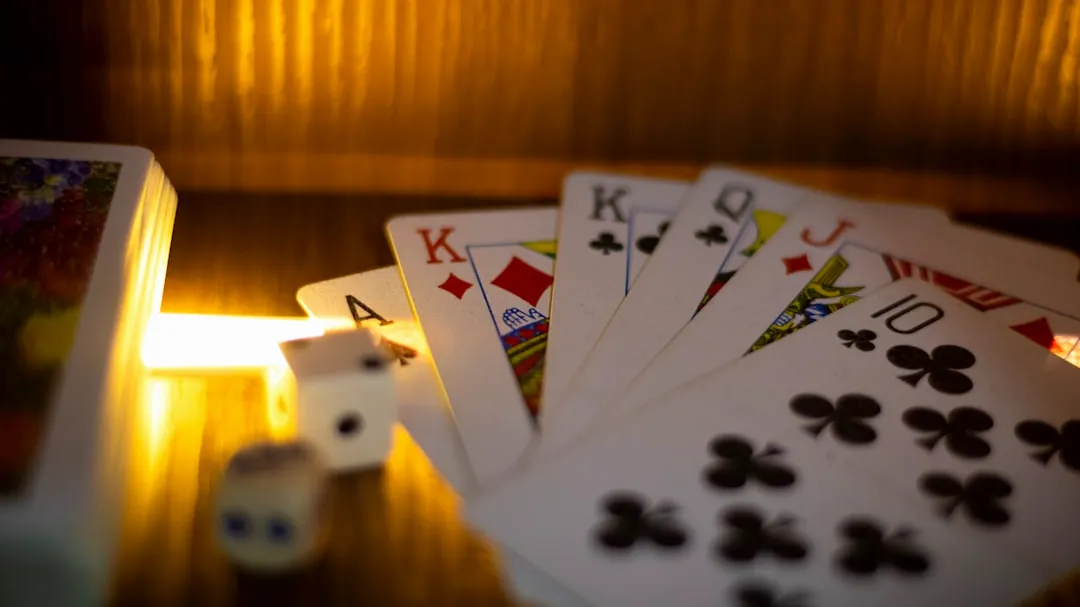 6 of clubs and 6 of clubs playing cards